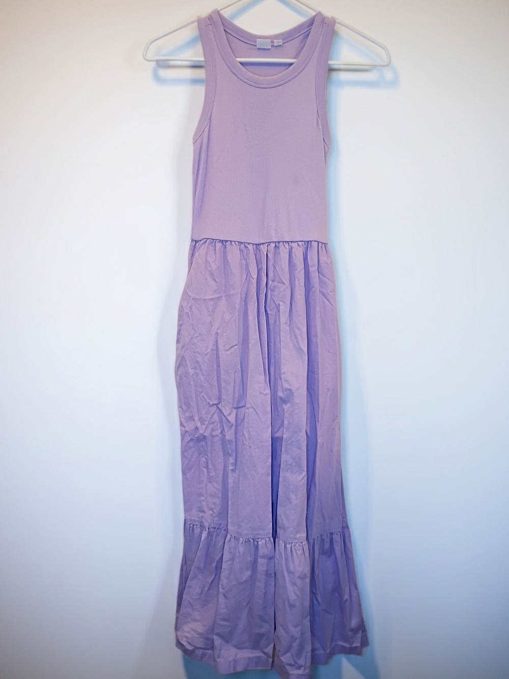 GAP Lilac Sleeveless Maxi Dress